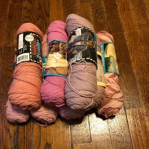 Skeins of yarn